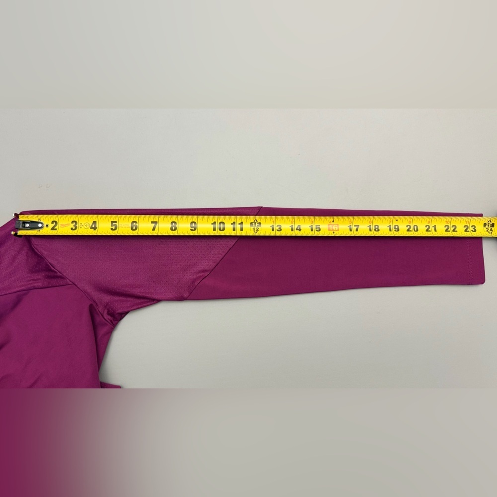 ASICS Purple Long Sleeve Crop Top Athletic Shirt Size S - Picture 13 of 13